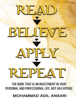 cover image of READ BELIEVE APPLY REPEAT